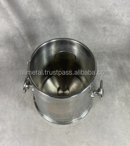 Customizable Metal Vintage Champagne Bucket Or Wine Cooler For Indoor Or Outdoor Parties - Product Image 2
