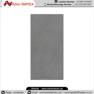 Azulejo pulido de chapa de piedra negra de línea de gran tamaño de calidad de exportación para pared y suelo interior - Product Image 2