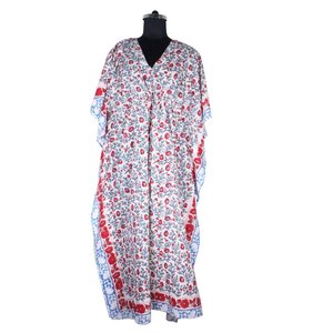 New Arrival <b>Kaftan</b> 2025 Printed Silk Long <b>Size</b> Very Popular in Europe Hand Block Printed <b>Kaftan</b> Handmade Indian Caftan <b>Kaftan</b> - Product Image 5