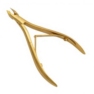 ที่ตัดหนังกำพร้าสแตนเลสแบบมืออาชีพ Gold Plasma ทนทาน ใช้กำจัดหนังกำพร้า เครื่องมือทำเล็บคมกริบ ตัดเล็บตรง - Product Image 1