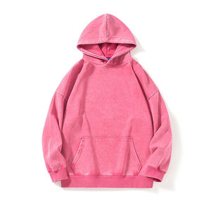Sudadera con Capucha para Hombre, Diseño Profesional, Lavado Ácido, Forro Polar, Color Personalizado, Patrón Sólido, Transpirable, Cómoda, para Invierno - Product Image 1