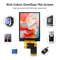 Layar LCD TFT 2,41 Inci 240x320 MCU RGB SPI Panel ST7789-T3 Transflektif Biasanya Putih 140 Kecerahan