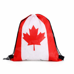 Sac de rangement à cordon en polyester pour drapeaux de pays (USA, France, Canada, Mexique) – Vente en gros pour activités promotionnelles - Product Image 4