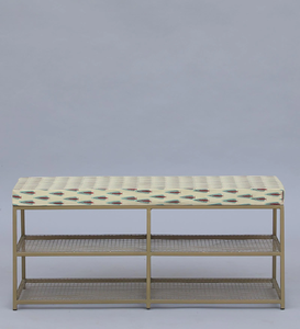 Metal <b>Shoe</b> <b>Rack</b> with Convertible Multi-<b>Storage</b> Organizer Shelf for Entryway or Living Room Furniture <b>Shoe</b> <b>rack</b> - Product Image 2