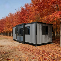 Vente en gros usine : Maison conteneur extensible à double aile de 10 pieds, installation rapide, cabine mobile pour petit commerce de détail