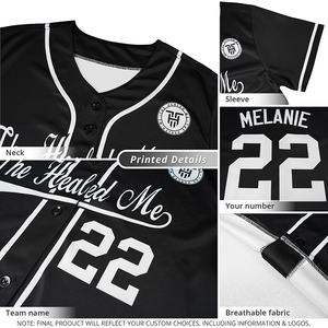 Camiseta de béisbol personalizada para hombres y mujeres, ropa deportiva de béisbol en blanco, uniformes de béisbol, sublimado logotipo impreso, número 2025 - Product Image 6