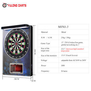 Machine de fléchettes électronique intelligente YULONG avec cadre en acier, pointage automatique et tableau de scores, idéale pour les bars (vente en gros) - Product Image 4