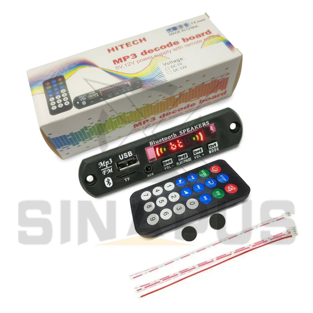 Factory Direct Sales Audio Speaker Module for Bluetooth Decoder Board for MP3 Players and Sound Recorders Electronic Components
