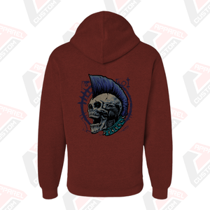 Sweatshirts à capuche tricotés en polyester/coton pour hommes avec logo personnalisé Sweatshirts à capuche d'hiver épais à épaules tombantes brodés Design teint uni Non - Product Image 6