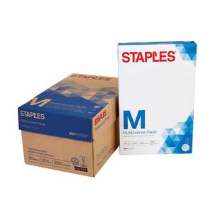 Papel Multiusos para Copiar Staples, Superficie Brillante, 90% Confiable, Papel para Impresión y Copia de Oficina para la Demanda Diaria de Negocios - Product Image 1