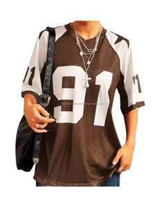 Ropa Deportiva de Fútbol Americano Transpirable y Estampada, de Secado Rápido, Personalizable, de Alta Calidad, 100% Poliéster, Jersey para Adultos, Lista para Enviar - Product Image 5