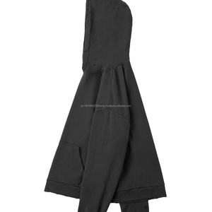 Sudadera con Capucha Gruesa Personalizada al por Mayor, Sudadera Vintage Desgastada, Sudadera Lisa sin Estampado, Sudadera Lavada con Efecto Desgastado - Product Image 5