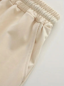 Pantalones cortos de algodón con logotipo personalizado de diferentes colores para hombre, pantalones cortos informales para gimnasio, ropa de calle para hombre, pantalones cortos deportivos lisos de punto - Product Image 2