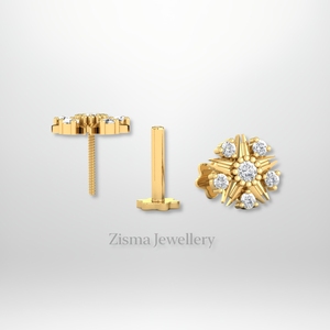 Luxury <b>Handmade</b> Diamond Stud <b>Earrings</b> 14K 18K Solid Gold VVS DEF Real Lab Grown and Natural Diamonds IGI GIA Certified Wholesale - Product Image 4