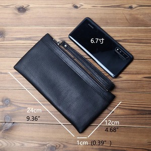 OEM ODM hecho a medida de alta calidad de cuero auténtico para hombre de marca de lujo corto plegable Delgado RFID bloqueo carteras para hombres - Product Image 2