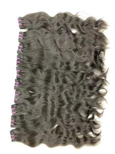Extensions de cheveux humains indiens crus Remy vierges 100% les plus vendues Texture droite douce de l'Inde Prix de gros - Product Image 6