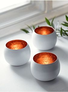 Jars à bougies en métal faits à la main de haute qualité, artisanat durable pour les mariages et Noël, jars à bougies en bois et en métal - Product Image 3