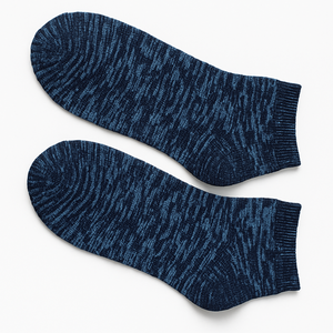 Calcetines de Tobillo a Rayas al por Mayor, Calcetines Casuales de Punto Color Gris Oscuro para Hombre - Product Image 4