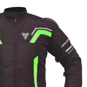 Blousons de moto en textile pour hommes de haute qualité avec impression sérigraphiée sur le col, vente en gros, protection de sécurité pour la moto et les courses automobiles - Product Image 4