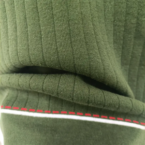 Suéter de punto sólido con cuello polo para hombre, suéter de algodón con mangas cortas - Product Image 3