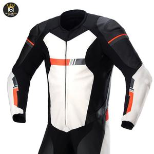 Combinaisons de moto en cuir entièrement personnalisées Combinaison de moto en cuir de vachette Combinaison de course sur mesure - Product Image 4