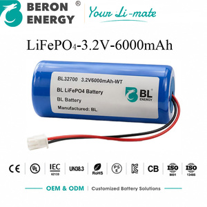 Batterie LiFePO4 32700 3.2V 6000mAh pour dispositif de suivi des animaux, solution de batterie personnalisée - Product Image 1