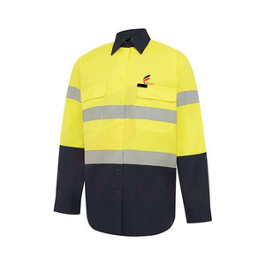 เสื้อใส่ทำงานแขนยาวสำหรับผู้ชายเสื้อใส่ทำงานระบายอากาศได้ดีเสื้อเชิ้ตแขนยาว - Product Image 2