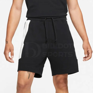 Vente chaude de haute qualité personnalisé hommes décontracté écologique couleur unie survêtement sweat short de course sport shorts de sport - Product Image 1