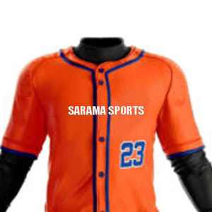 Ensemble uniforme de baseball pour hommes 100 % polyester en gros, service OEM avec design unique, respirant, vente en ligne - Product Image 4