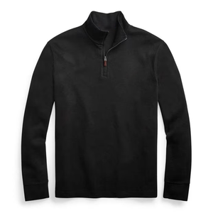 Pullover Sweatshirt with <b>Quarter</b> <b>Zip</b> <b>Men</b> Casual Sweatshirt Round Neck Style Fashionable Sweatshirt Loose Fit - Product Image 1