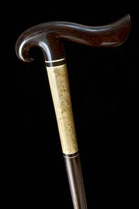 REASONS Price Adjustable Wooden Cane with Multiple Knots Strong Wooden Walking <b>Stick</b> for Elders by Standard International - Product Image 4