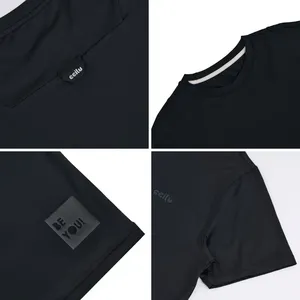 Camiseta de gimnasio para hombre, camiseta de gimnasio ecológica, camiseta de entrenamiento de ajuste holgado transpirable ligera para deportes y ejercicio - Product Image 5