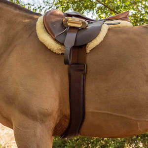 Cincha de Doma Profesional Ajustable de Cuero para Caballos, Equipo de Equitación Ecuestre Personalizable de Alta Calidad - Product Image 4