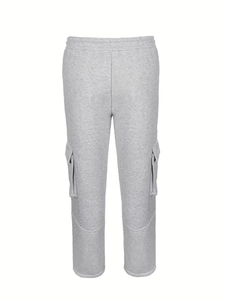 Pantalon cargo décontracté pour homme en polyester/coton, coupe régulière, séchage rapide, imperméable, coupe-vent, tissé, tendance, pantalon d'extérieur, côté - Product Image 4