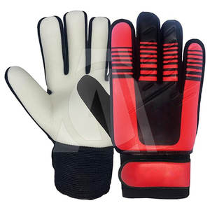 Gants de gardien de but en cuir confortables personnalisés pour adultes et jeunes Protection respirante des mains pour le football sportif - Product Image 1