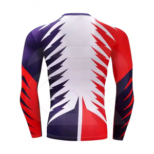 Slim Fit <b>Compression</b> Long Sleeve Sportswear Men Compressed <b>Shirts</b> for Gym Training - Product Image 3