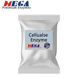 Kot selülaz MEGA 200,000u/g enzim tozu fabrika doğrudan Denim aşınma biyo parlatma abd kalite CAS 9012-54-13