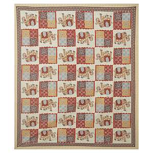 Red 240 TC 100% Cotton <b>King</b> <b>Size</b> Bedsheet with 2 Pillow Covers Ethnic Motifs Comforter Set of 3 Pcs-ADB1477 - Product Image 4