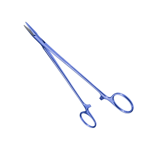 ที่ใส่เข็มคีมขนาด6นิ้วสีฟ้าเคลือบสแตนเลสสตีลเข็มเย็บแผล - Product Image 1