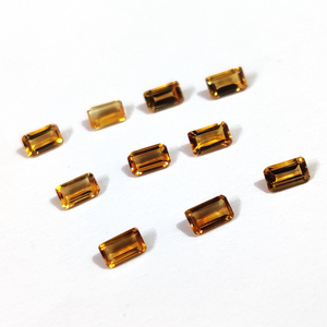 อัญมณีซิทรินจากธรรมชาติ,พลอยทรงหลวมขนาด5X3มม. ผลิตจากผู้ผลิตสำหรับทำเครื่องประดับ - Product Image 5