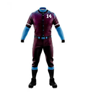 2025 maillot de Baseball et pantalon pour hommes personnalisés chemises d'impression numérique respirantes uniforme de Softball motif vierge de Sublimation - Product Image 4