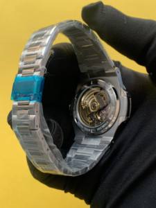 À la mode Index Cadran En Acier Inoxydable Mécanique Automatique Analogique Montre-Bracelet Pour Hommes Mode Suisse Montres Pour Personne De Sport - Product Image 5