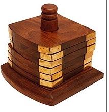 Dessous de verre en résine artistique personnalisable et décoratif en bois massif pour thé, table de cuisine, coussin isolant avec tapis en ardoise, sous-verres en résine - Product Image 6