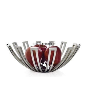 Panier en fil métallique de forme ronde Panier de service enduit de poudre Accessoires de rangement et d'organisation de cuisine à un prix raisonnable - Product Image 5