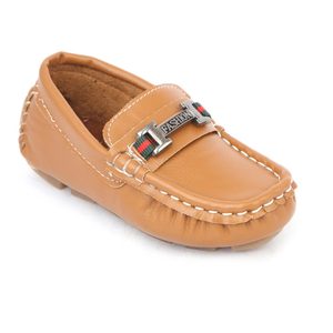 รองเท้าโลฟเฟอร์เด็กผู้ชาย - สีมัสตาร์ด - Product Image 1