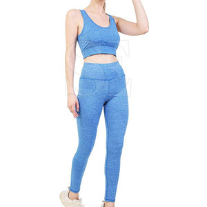 Venta al por mayor de fitness personalizado levantamiento de glúteos conjuntos activos gimnasio ropa de mujer 2 piezas conjuntos de yoga gimnasio conjuntos de fitness - Product Image 5