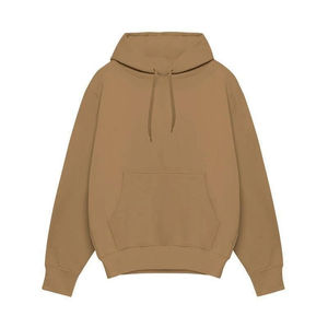 Sweat à capuche unisexe personnalisé imprimé, coupe oversize, en molleton épais 500 g/m², couleur unie, automne, OEM, pour hommes - Product Image 4