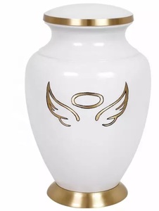 Venta caliente Urnas funerarias Urnas de cremación de metal para cenizas de recuerdo de adultos Fabricante de urnas y suministros funerarios de la India - Product Image 6