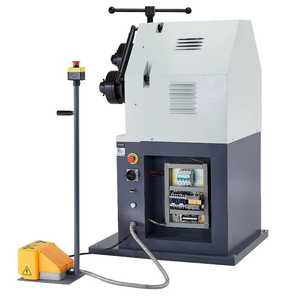 2.2KW Electric 3 <b>Roller</b> Pipe Bending Machine 180 Degree Reversible Foot Switch Tube Bender for <b>Metal</b> Fabrication - Product Image 1