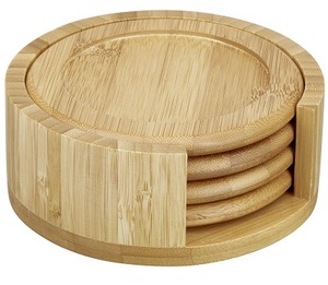 Posavasos de resina de madera redondo cuadrado personalizado de alta calidad personalizado de madera - Product Image 4